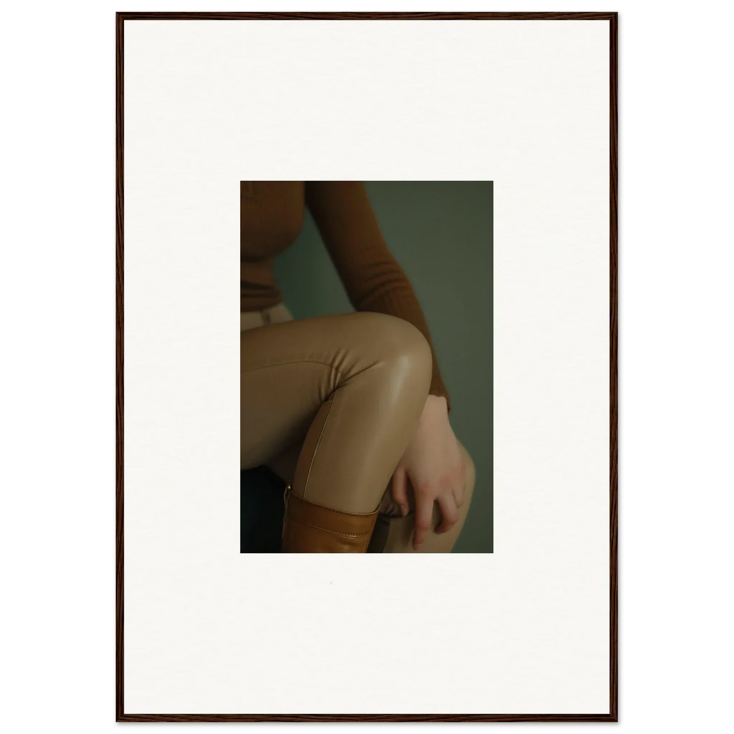 Close-up photograph of a person’s arm and torso in warm lighting.