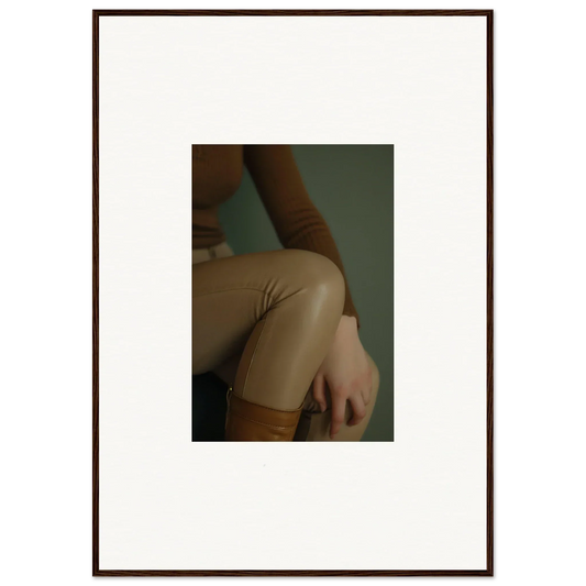 Close-up photograph of a person’s arm and torso in warm lighting.