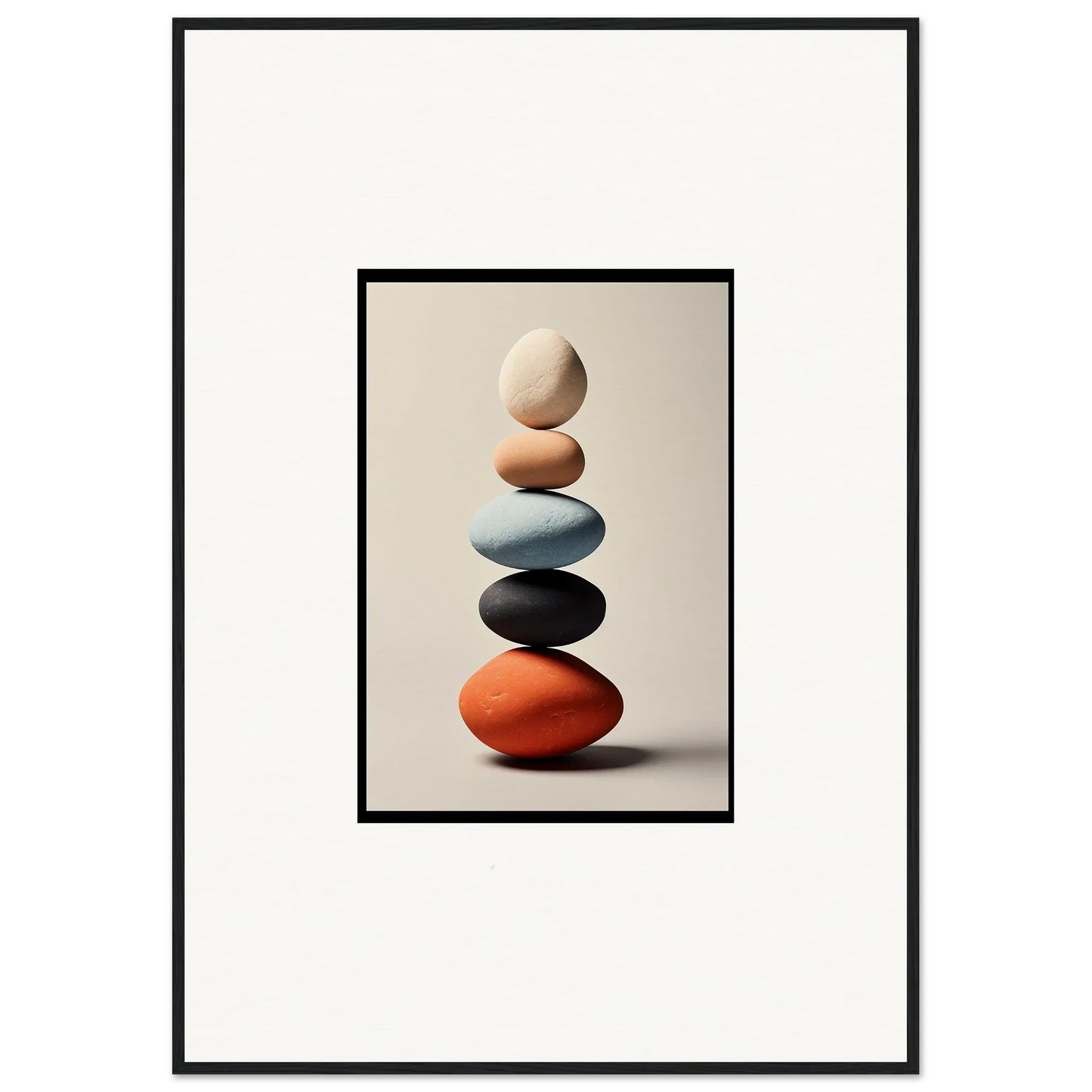 Balanced colorful stones for unique room decor in Soaring Chromatic Narrativesèques