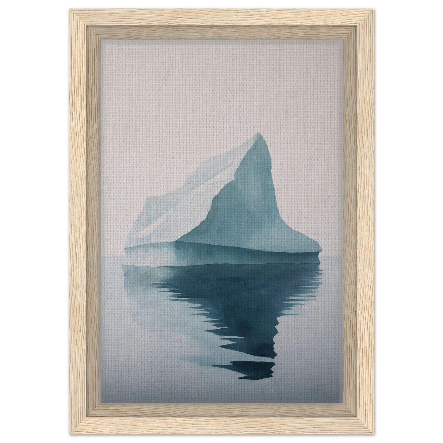 Iceberg reflected in calm water, ideal for Iceberg Epiphanies room decor