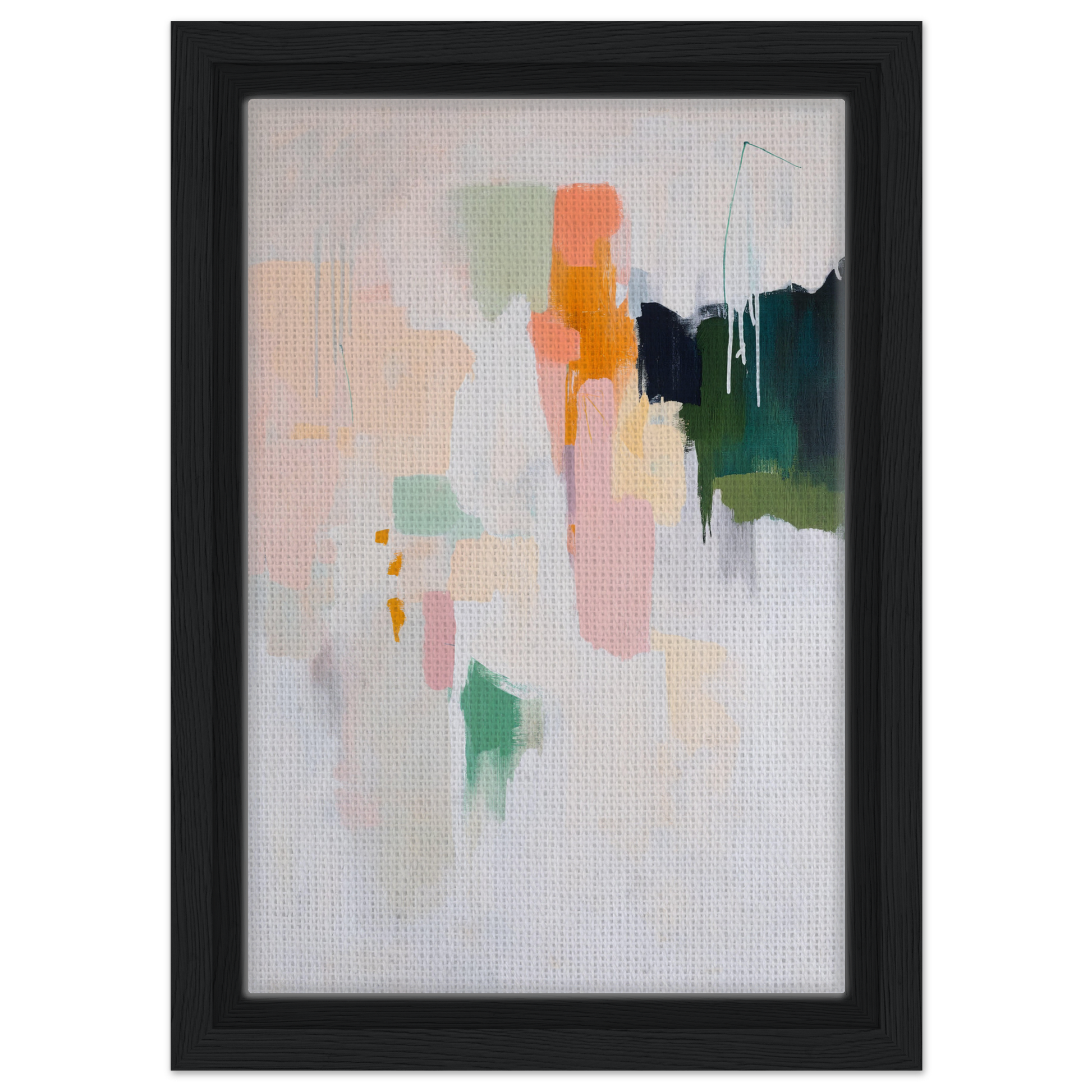 Abstract painting in pastel colors with bold brushstrokes for Pastel Mind Symphony