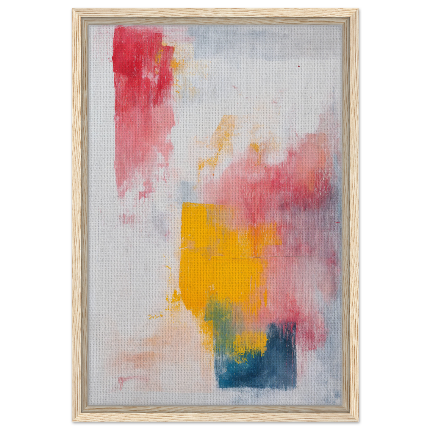 Abstract painting Rapture Between Hues with vibrant colors for stylish room decor