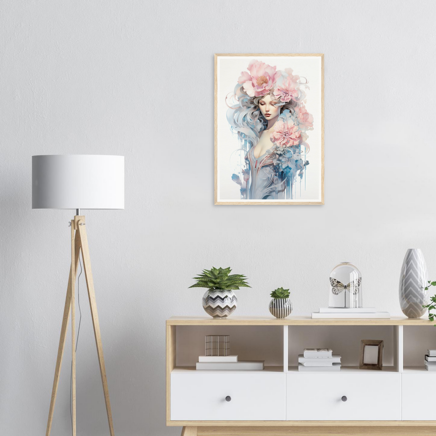 A framed poster of Untamed Elegance The Oracle Windows™ Collection.