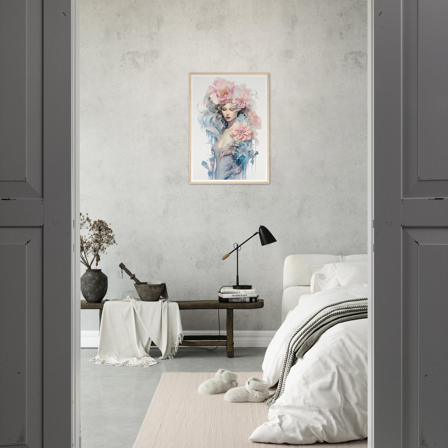 A framed poster of Untamed Elegance The Oracle Windows™ Collection.