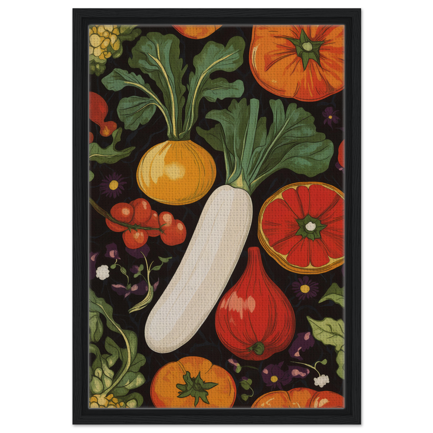 Colorful fresh vegetables representing Veggie Visionary Ode’s timeless elegance