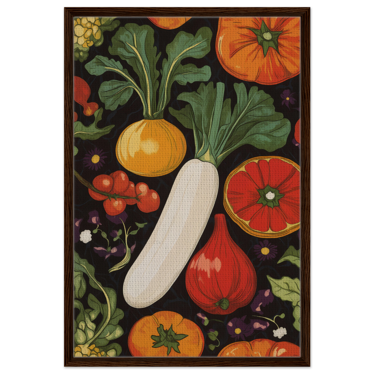 Colorful assortment of fresh vegetables showcasing Veggie Visionary Ode’s timeless elegance