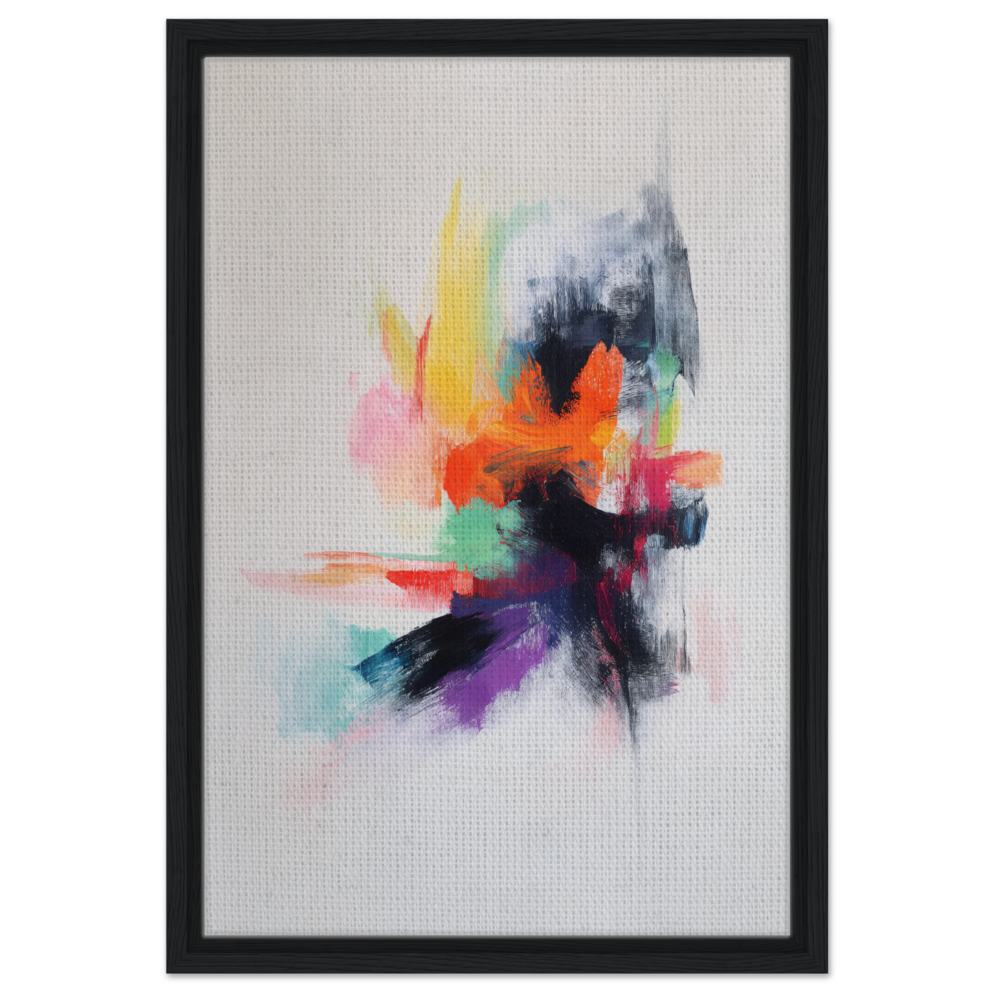 Abstract painting showcasing Vibrancy’s Psychedelic Dance on a light background
