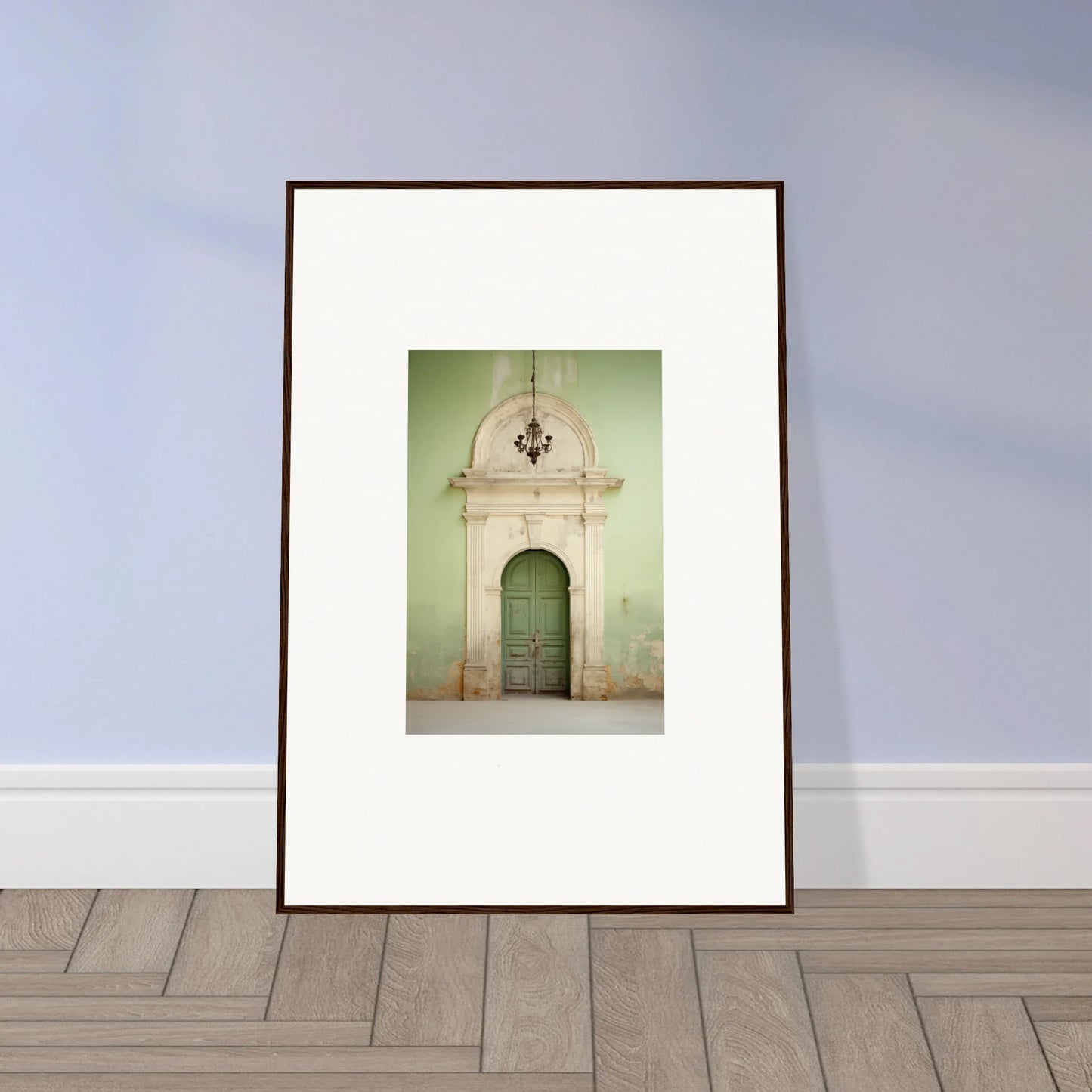 Framed photo of a stunning European doorway from Thresholds Quiet Whisper Special Edition Art™