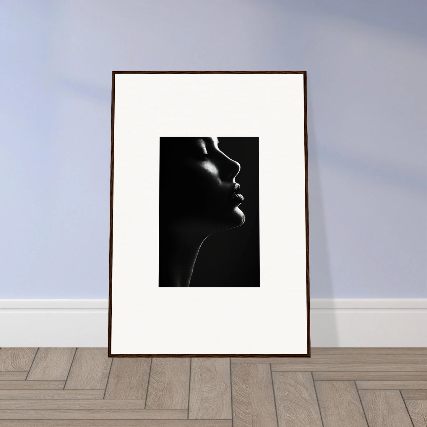 Framed black and white artistic portrait from the Yin Space Reverie special edition art™