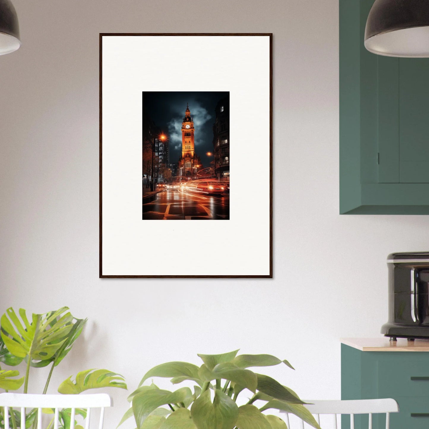 Framed photo of Big Ben at night perfect for your Venomous Clocklight Nrtabbat