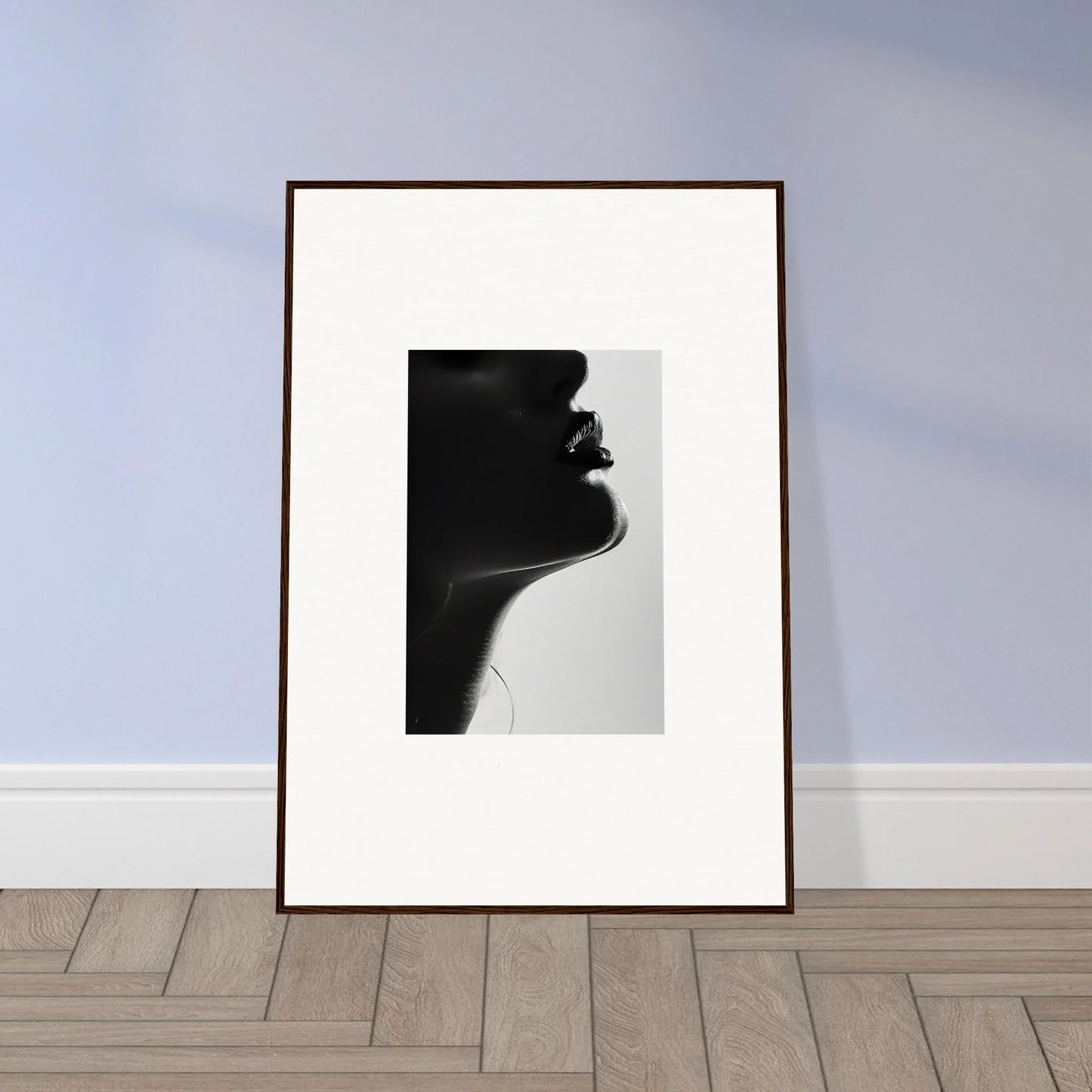 Framed black and white silhouette art for Ethereal Odyssey Sonata special edition
