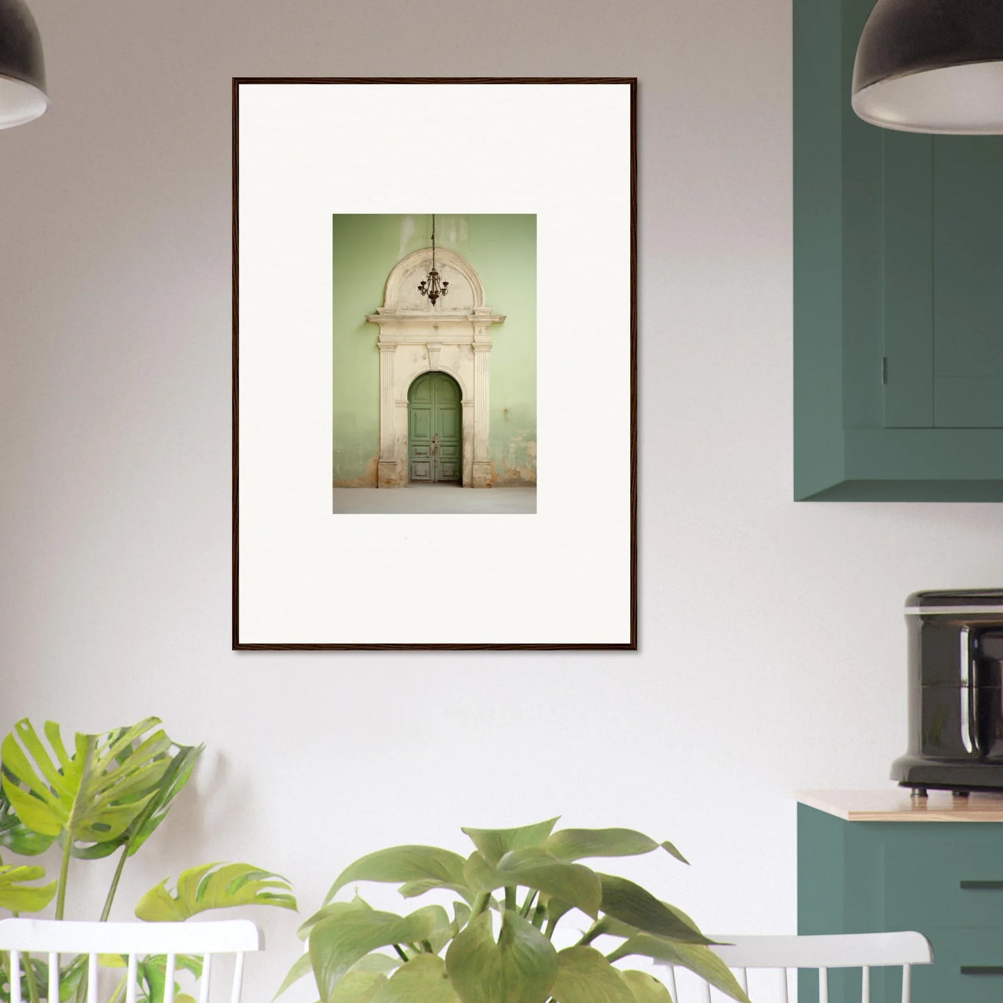 Framed photograph of an ornate church doorway from Thresholds Quiet Whisper special edition art™