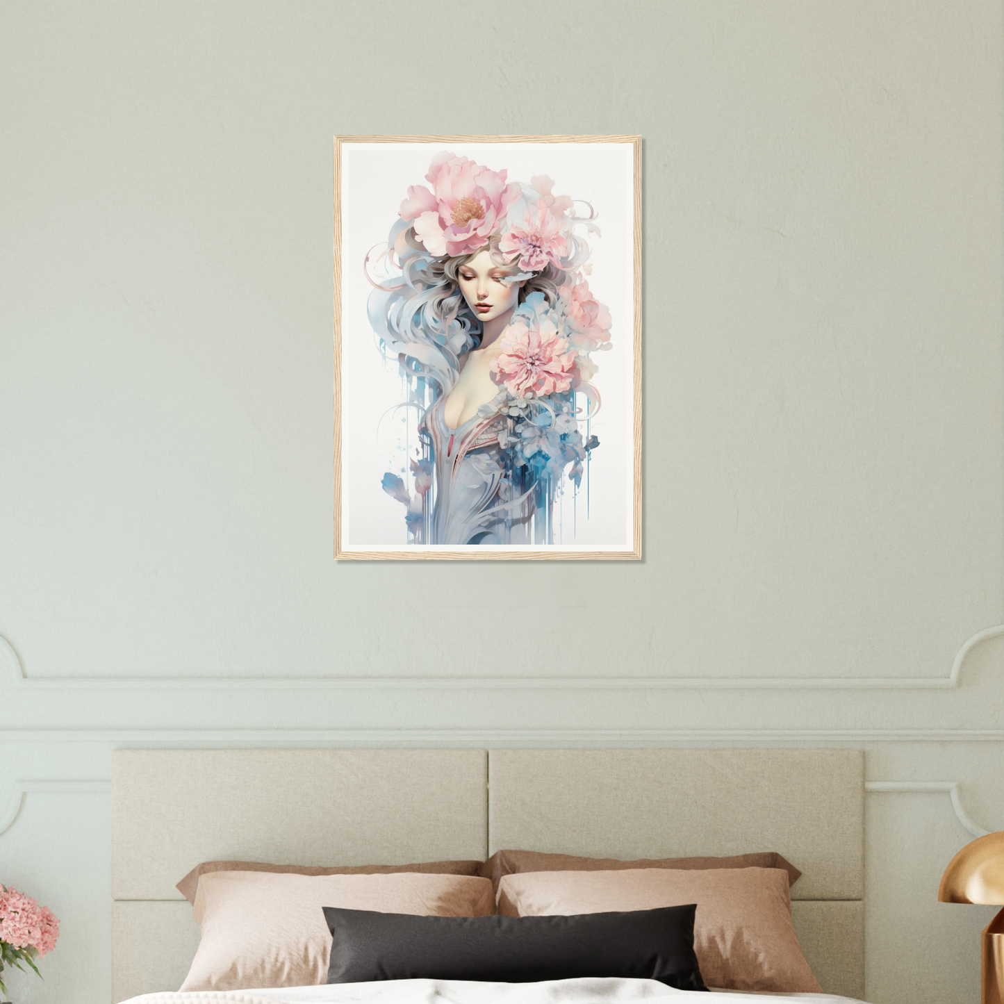 A framed poster of Untamed Elegance The Oracle Windows™ Collection.