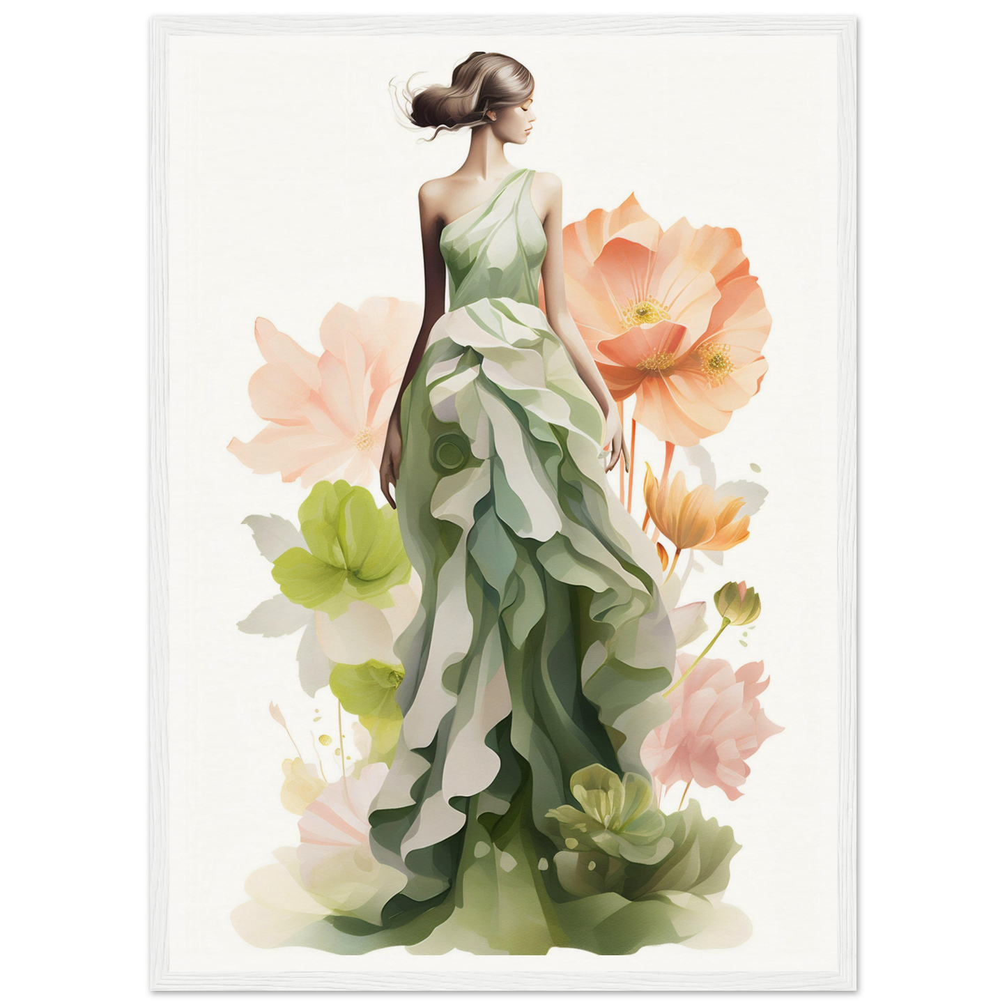 Framed Watercolor Decor