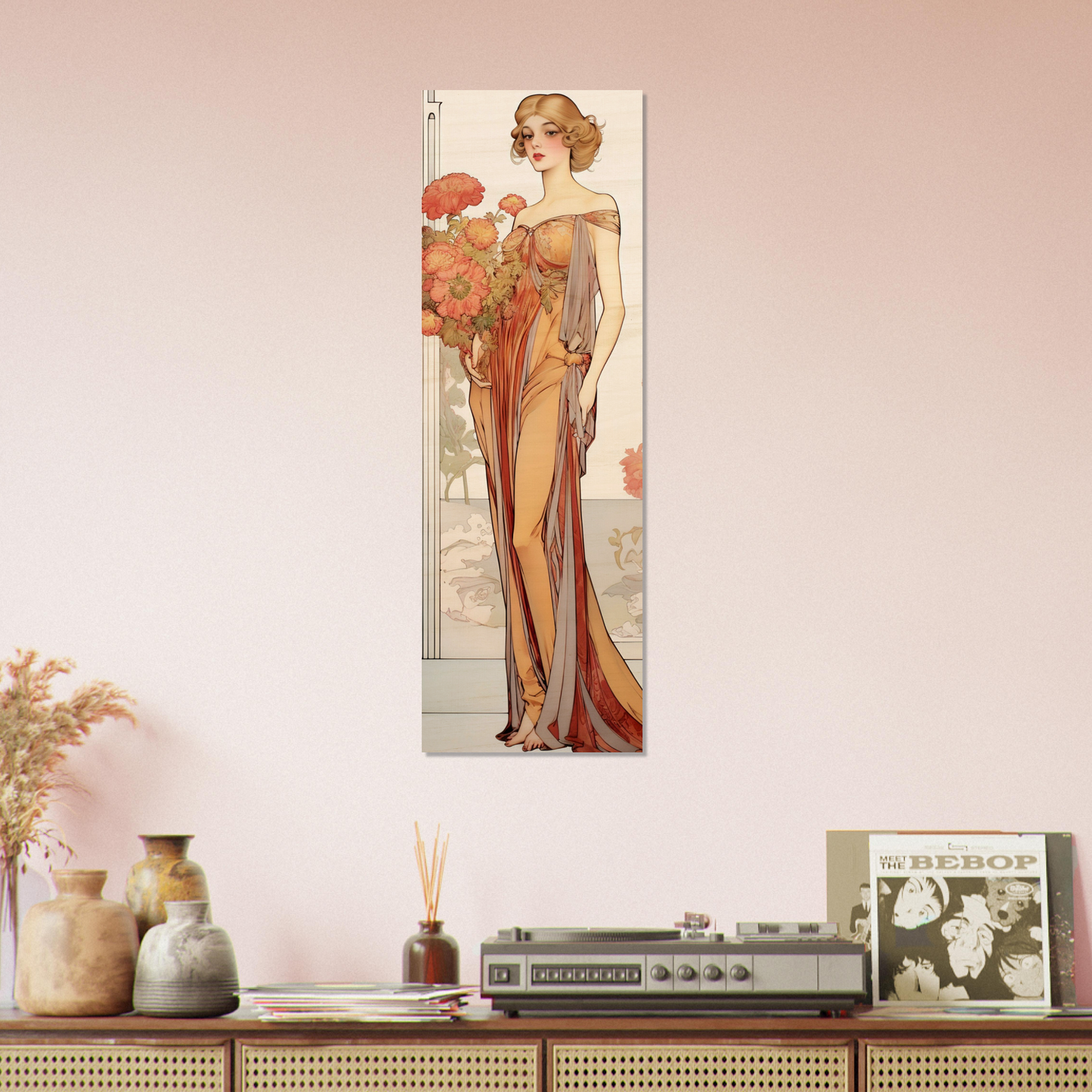Framed Art Nouveau Decor