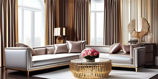 Revamp Your Living Room: Kardashian-Inspired Metallic Wallpaper Ideas
