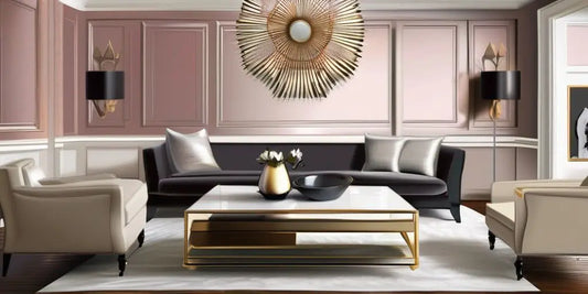 Revamp Your Living Room: Kardashian-Inspired Metallic Wallpaper Ideas