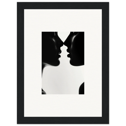 Two silhouettes in a deep connection, featured in Whispers Shadowdance Serenaa