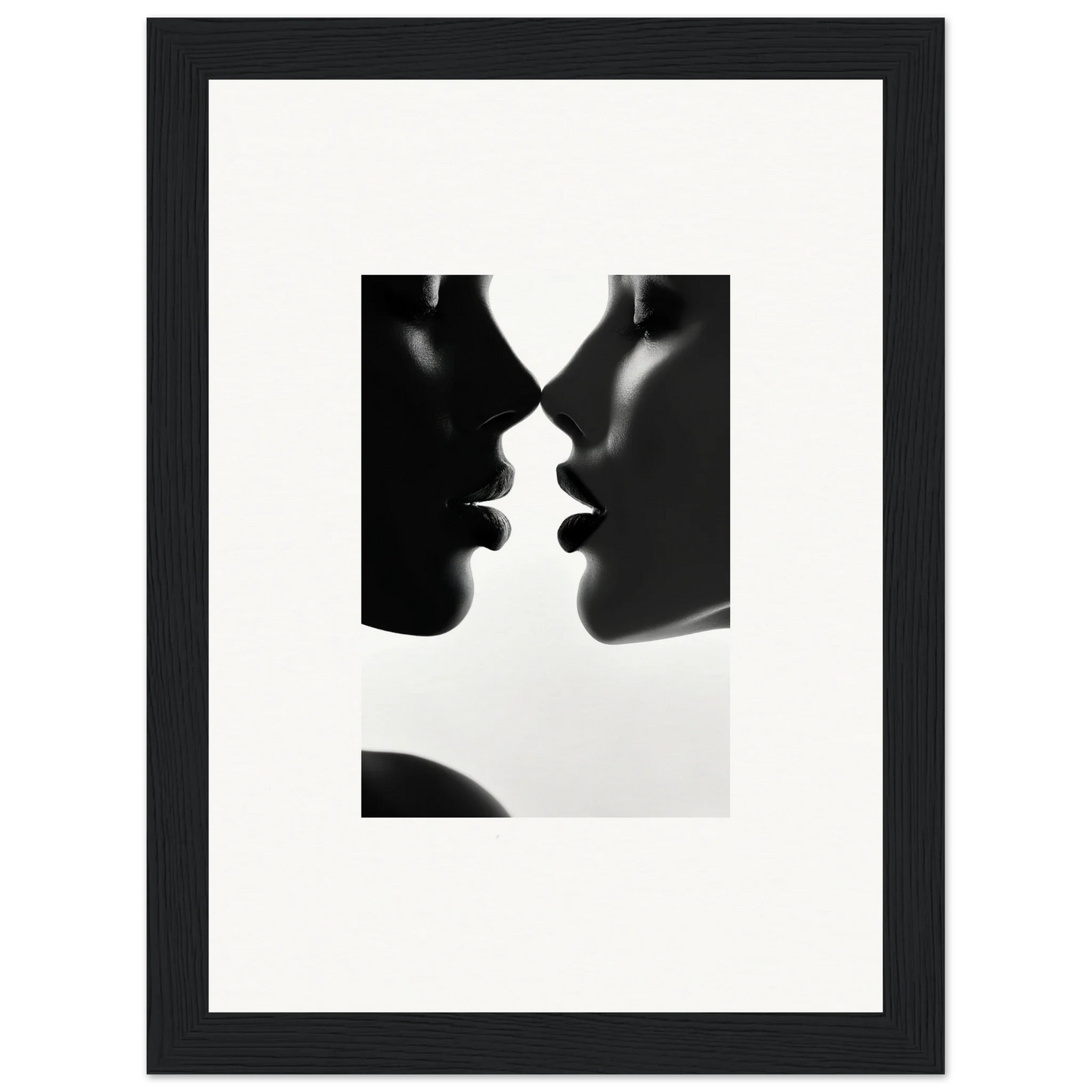 Silhouettes in a mirrored design for Lattices of Ephemera premium framed wall art