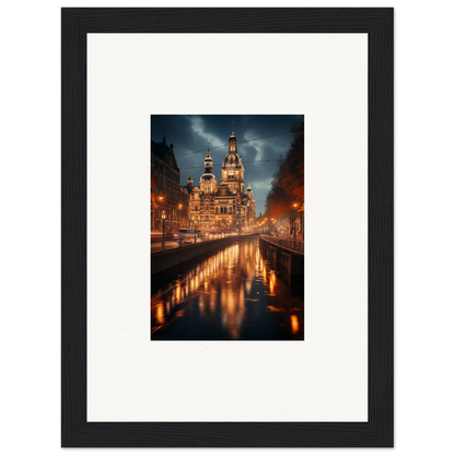 Framed photo of a church reflection in a canal from Reflected Dreamscape Tides