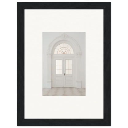 White double doors with arched fanlight in Portal Poise Unveiled special edition art™