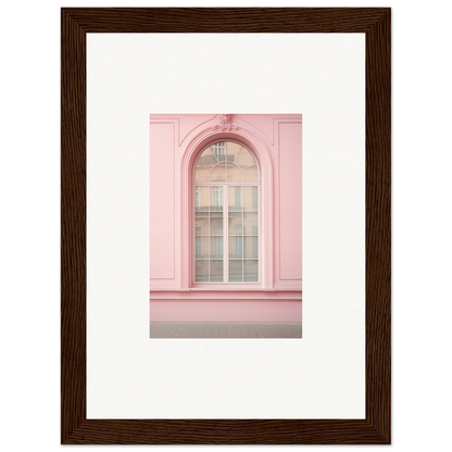 Arched pink window with white panes in Pink Sonata Vibrations special edition art™