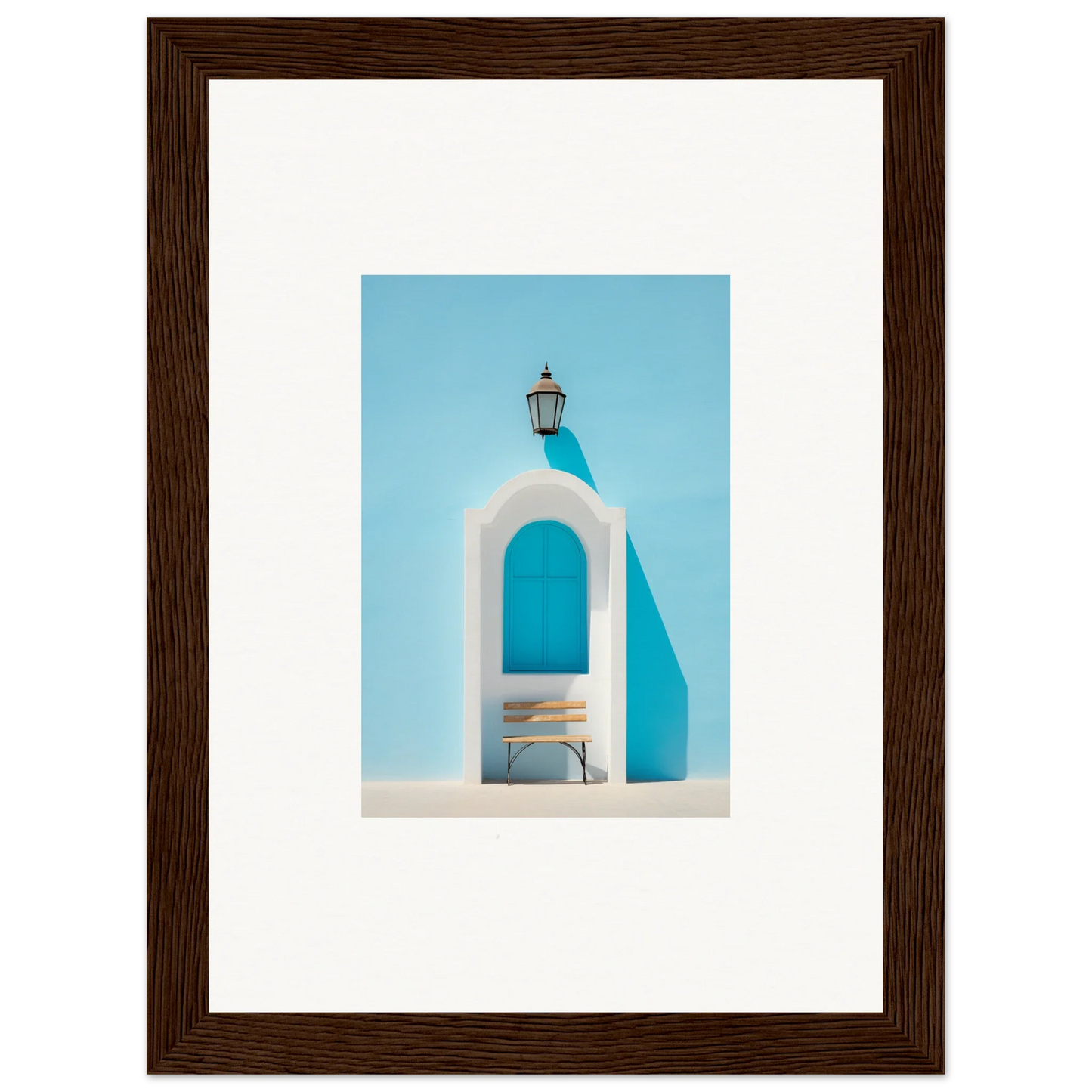 White arched doorway with lantern in Ethereal Mediterranean Pause special edition art™