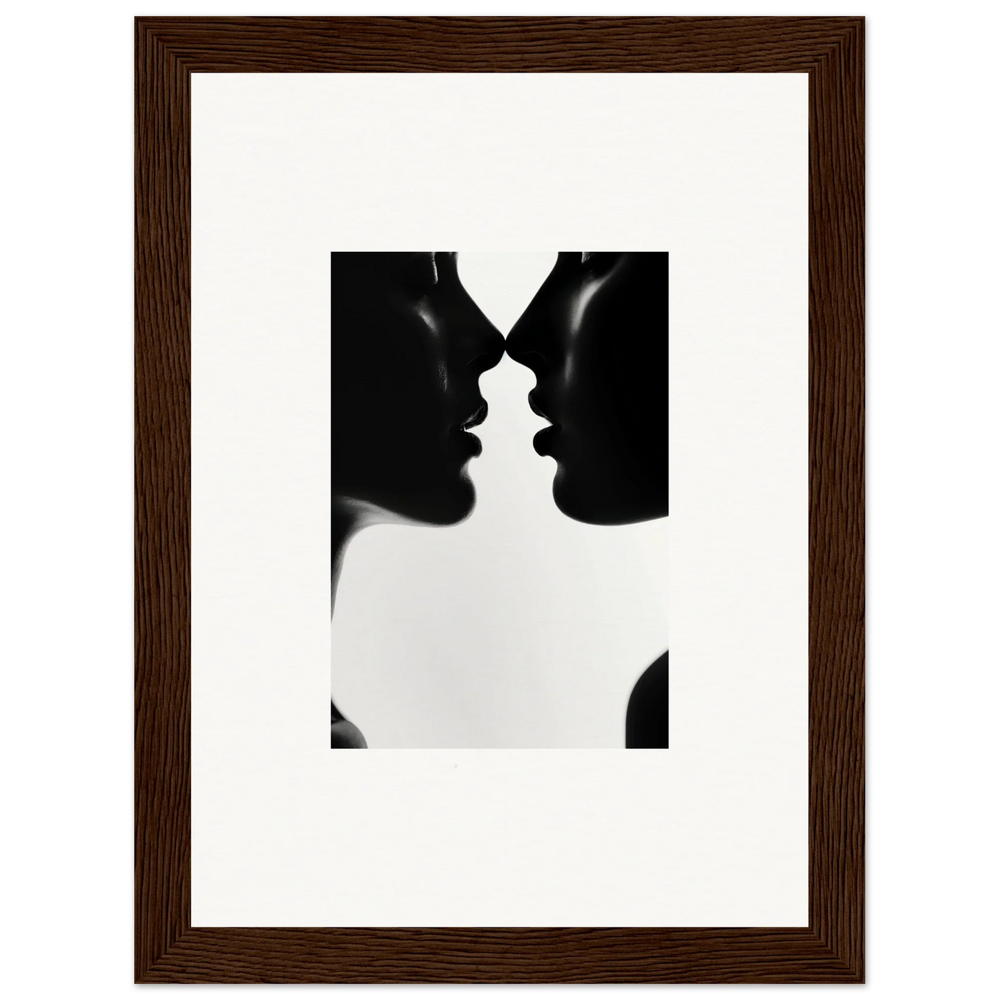 Two silhouettes sharing a moment in Whispers Shadowdance Serenaa special edition art™