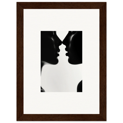 Two silhouettes sharing a moment in Whispers Shadowdance Serenaa special edition art™