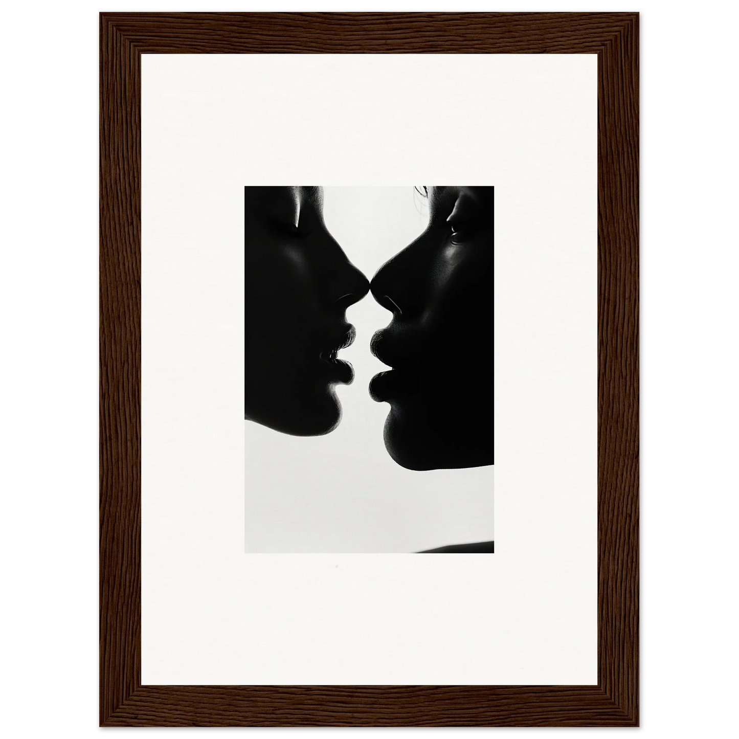 Silhouetted profiles in an intimate pose from the Nights Echoes special edition art™