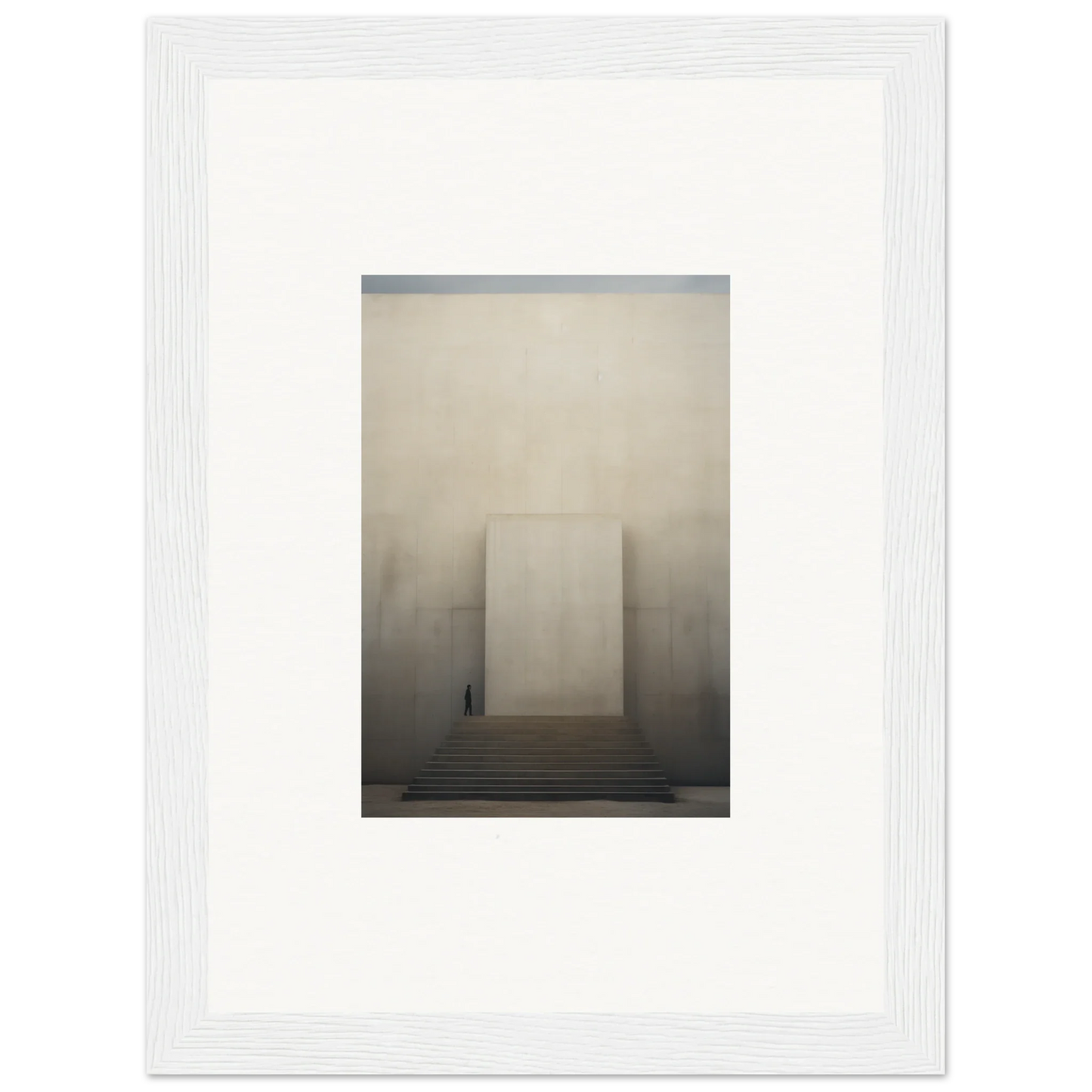 Monolithic structure in fog from Portal Eventide Abstract special edition art™