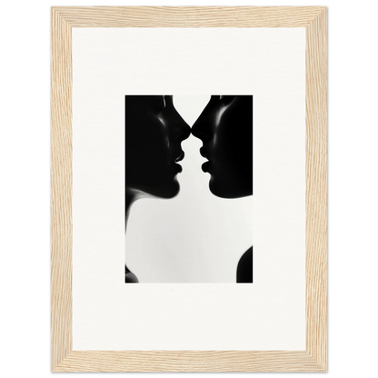 Two silhouetted profiles in a mirrored pose from Whispers Shadowdance Serenaa