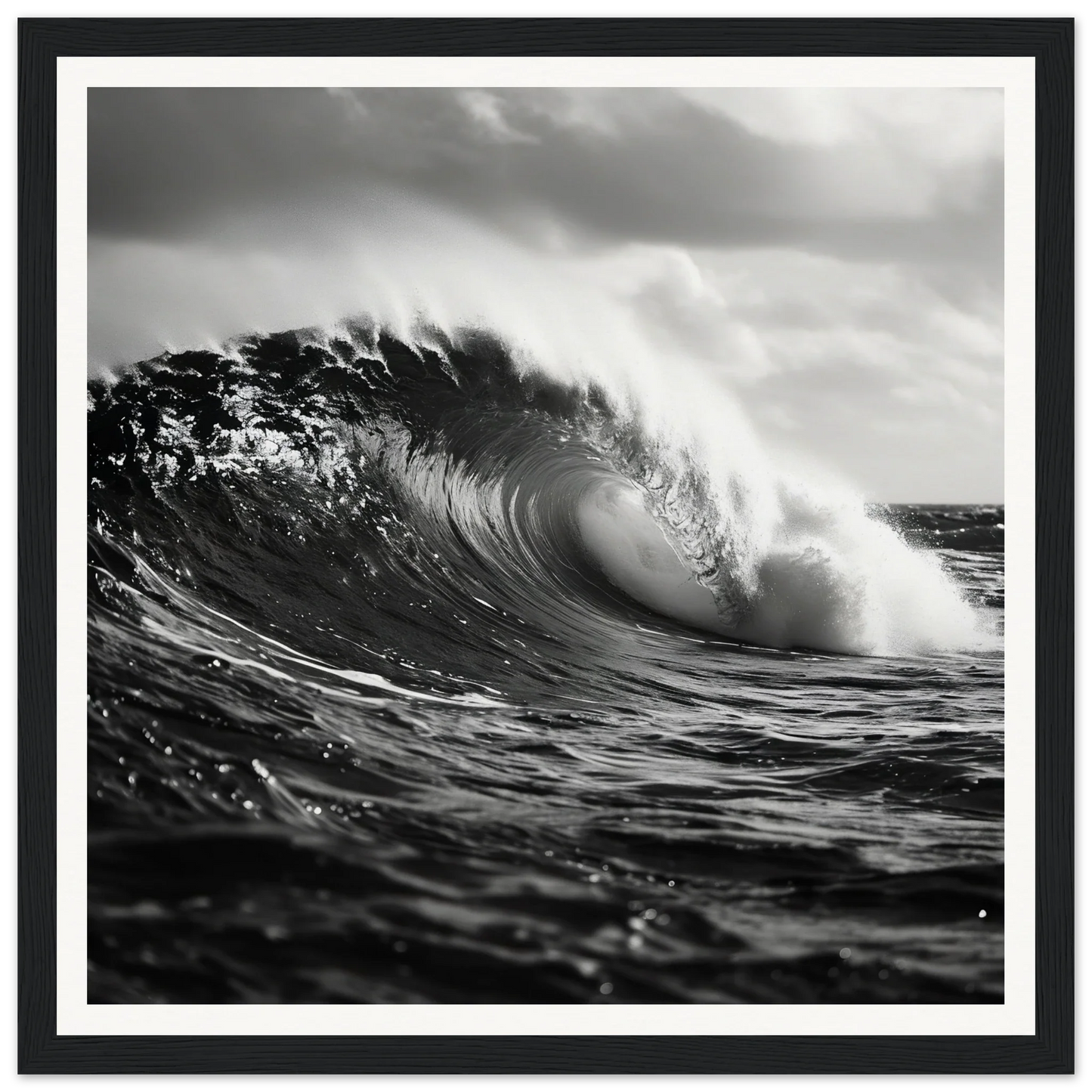 A stunning ocean wave curls and breaks in the Eternal Wave Symphony special edition art™