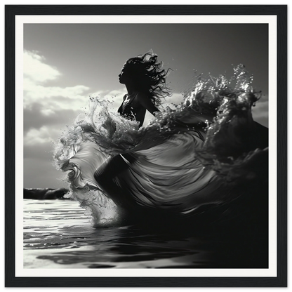 Dramatic ocean wave in black and white from Ocean’s Dancer Serenity special edition art™