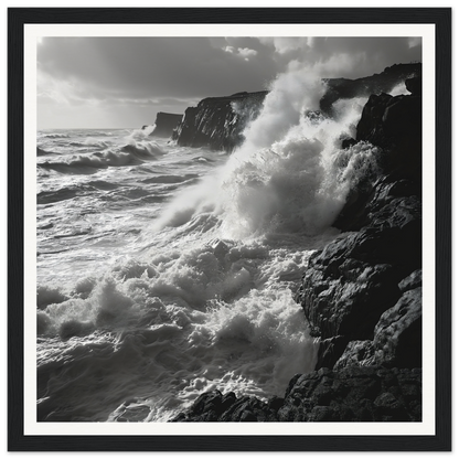 Powerful ocean waves crash on cliffs in Wave’s Untold Trance special edition art