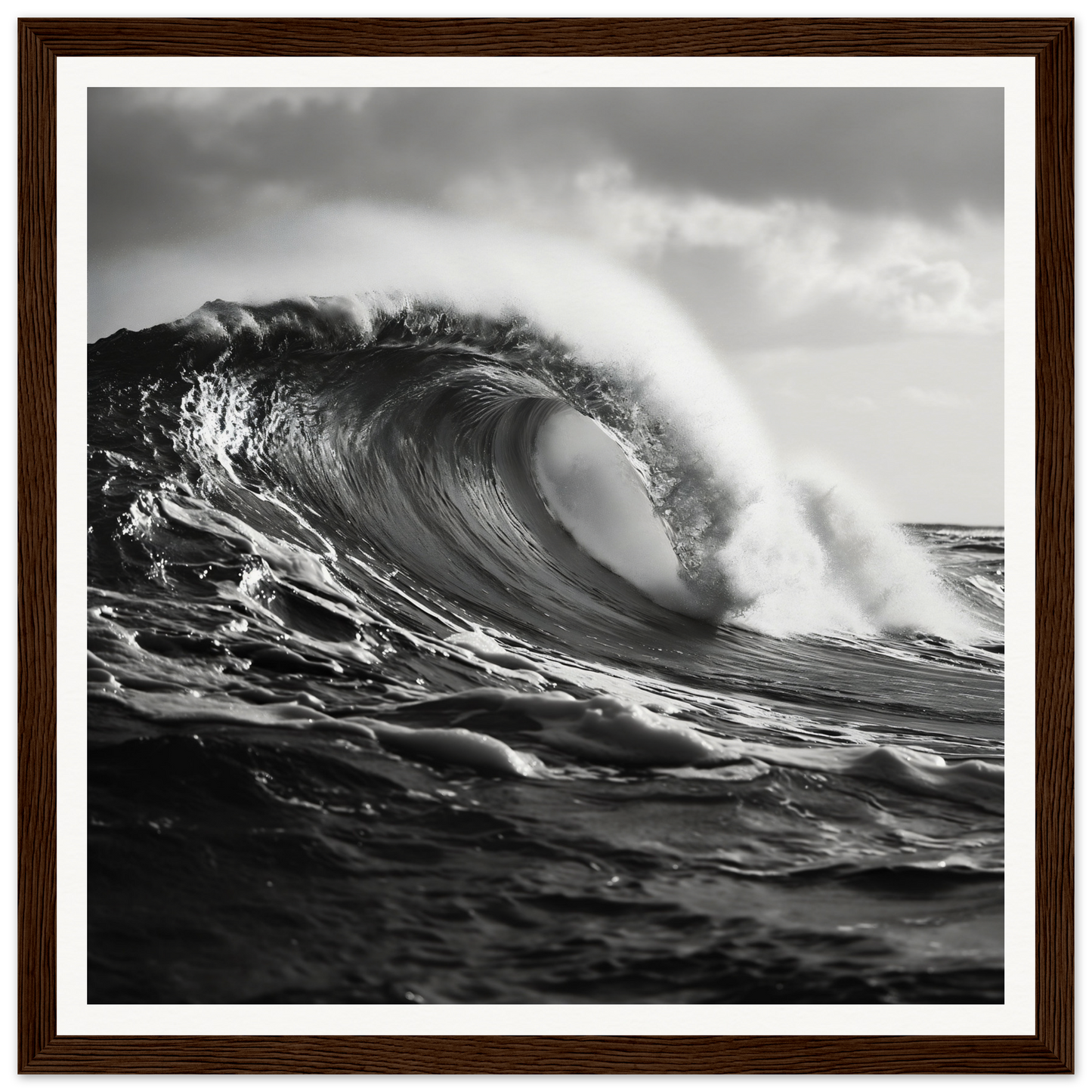 Curling ocean wave with spray, perfect for Wave’s Eternal Dance special edition art™