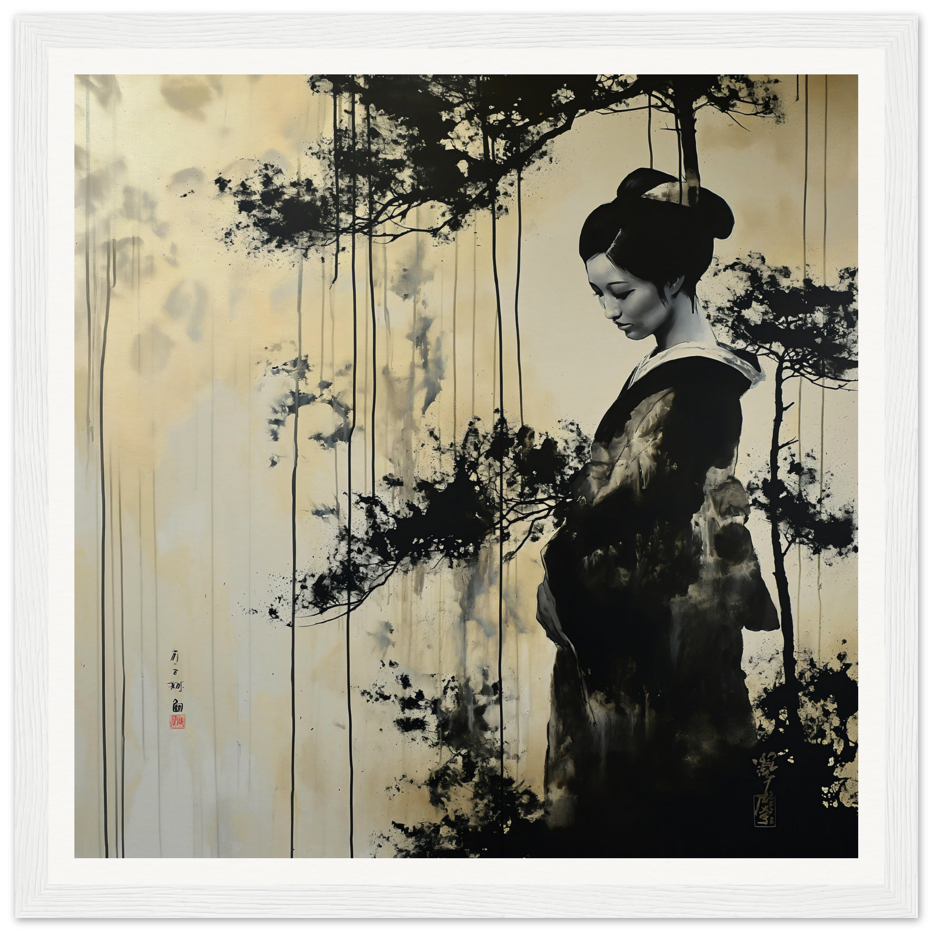 Silent Kimono Reflections Wall Art – SPECIAL EDITION ART™