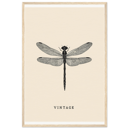 Vintage dragonfly framed wall art, elegant home decor piece for stylish room decor, by Future Fashion Oracle™.