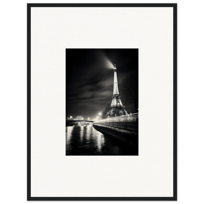 Stunning black and white photo of the Eiffel Tower for Paris Radiates Eleepizarre art