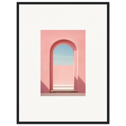 Pink arched doorway reveals blue sky in Echo of Horizons special edition art™