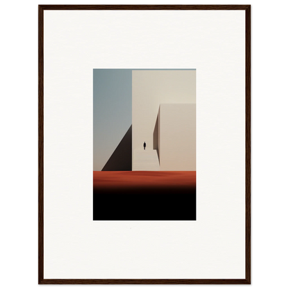 Framed minimalist photo of geometric shapes in Sombra Espérante architecture