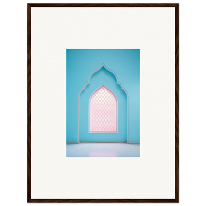 Ornate arched doorway with pink detail showcasing Souls Diffilveres Critfilters art™