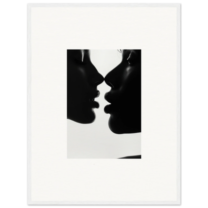 Two silhouetted profiles in an intimate pose from Nights Echoes special edition art™