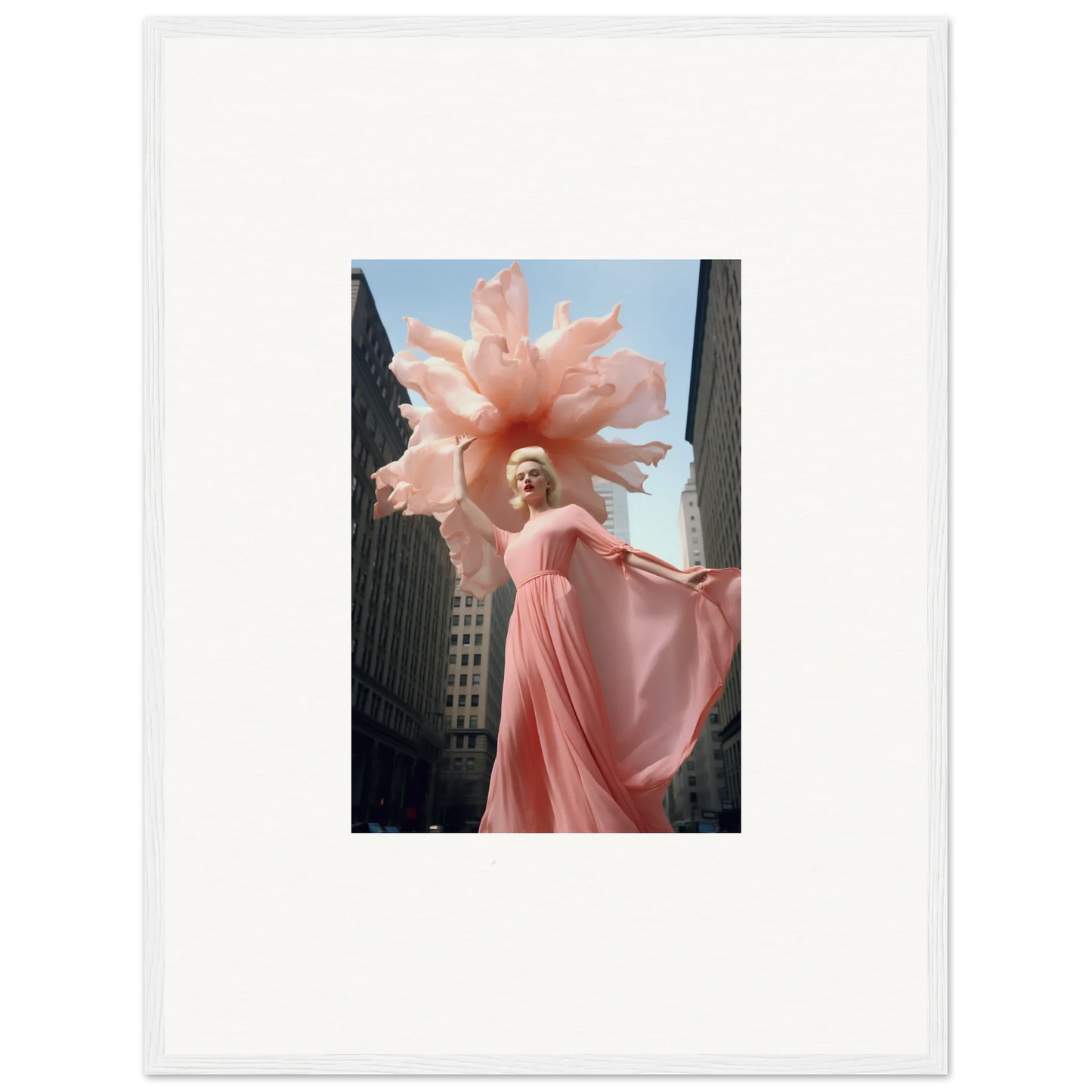 Figure in a pink dress with floral headpiece from Sensational Blossom Mirage special edition Art™