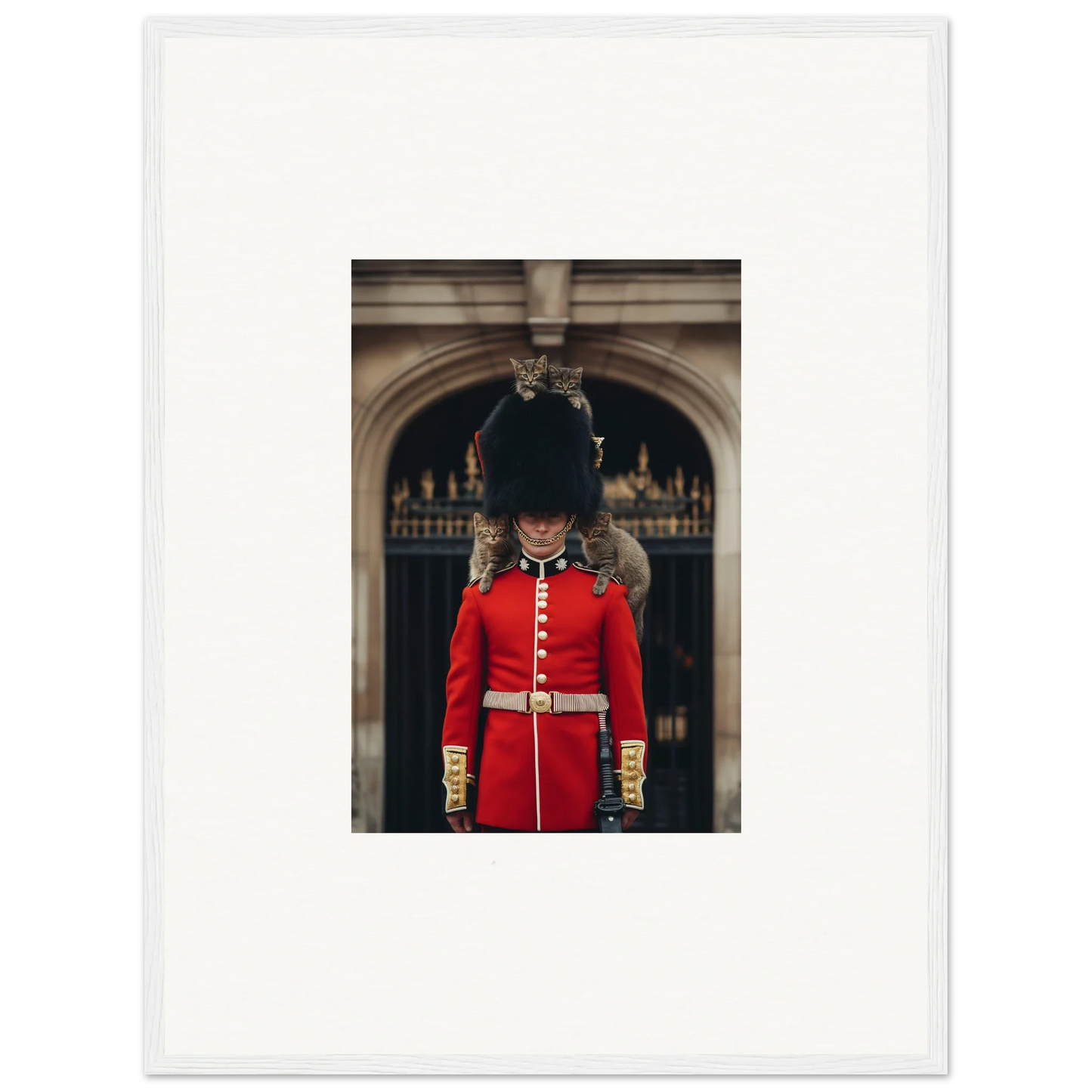 Royal guard in red uniform with bearskin hat for Monarch’s Dreamaroos special edition art™