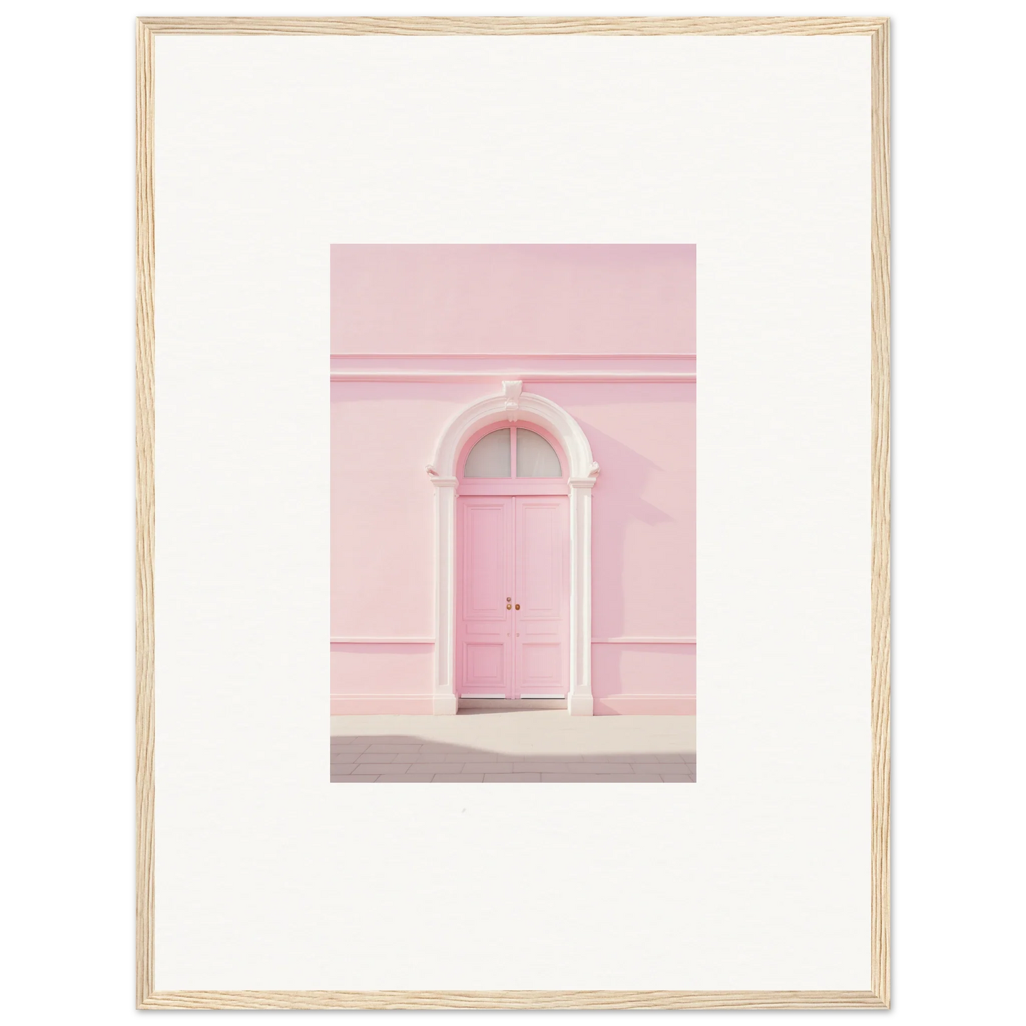 Pink door with white trim from Pearly Baccarat Dream special edition art™