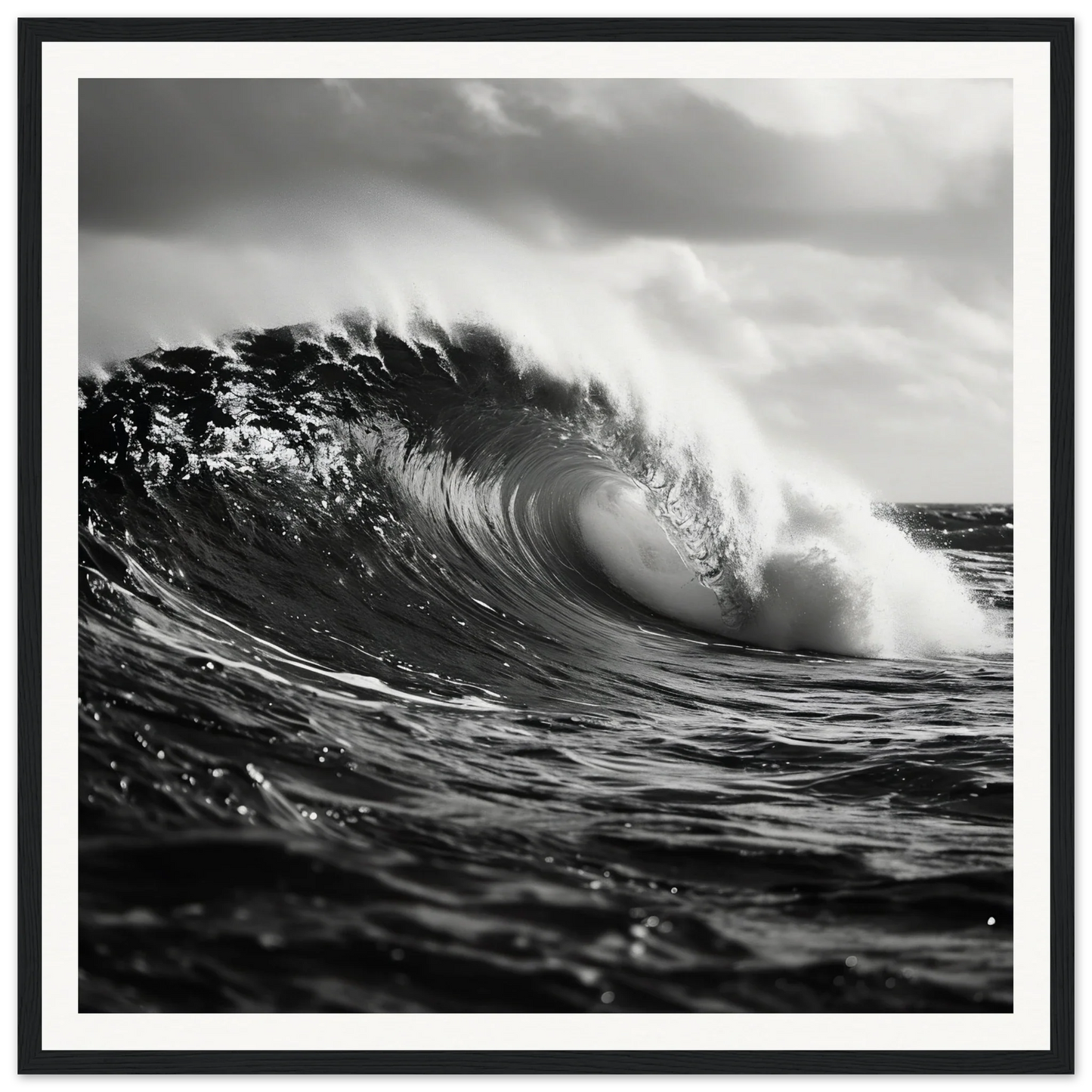 Powerful ocean wave curling in light for Eternal Wave Symphony special edition art™