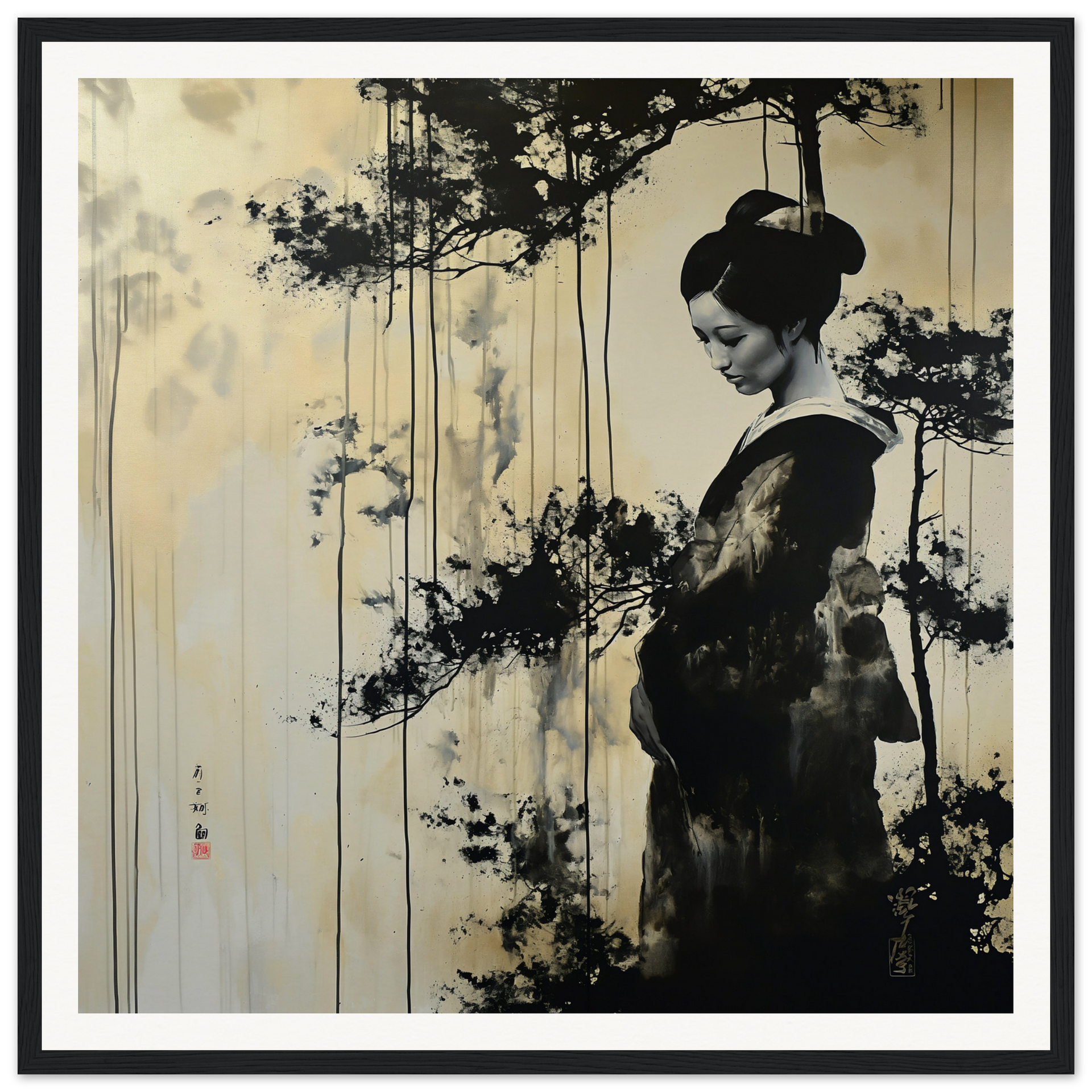 Silent Kimono Reflections Wall Art – SPECIAL EDITION ART™