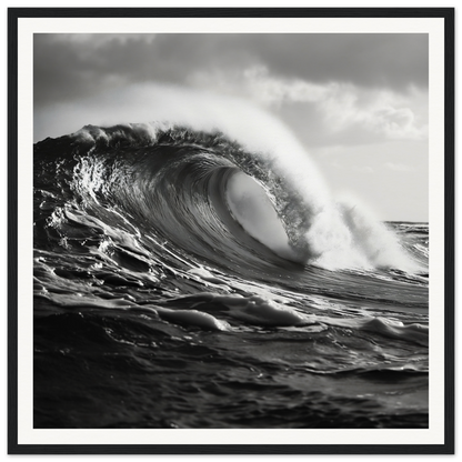 Stunning wave’s eternal dance captured in a perfect barrel shape for art lovers