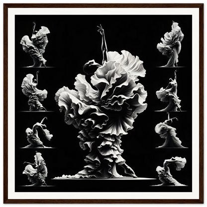 Flowing fabric in motion from Swirling Dance Reverie special edition art™ wall art